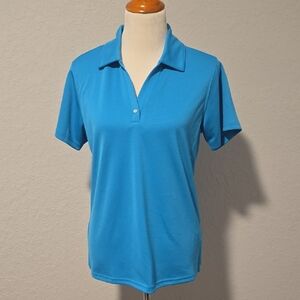 Selling 2 Women's One Blue And One Green Polo Shirt